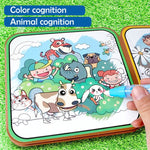 Magical Water Drawing Book Reusable Coloring Puzzle Toy for Kids - Bargain Harolds