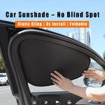 4PCS Magnetic Car Window Sunshade - Instant Sun Protection,Foldable, Static Cling, Does Not Block Mirrors, UV Protection For Summer For All Vehicles - Bargain Harolds