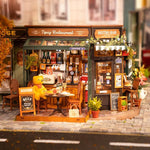 Tipsy Restaurant Miniature DIY Model Charming Bistro Bar Building Kit - Bargain Harolds