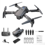 E88 Dual Camera Drone, WiFi FPV Double Folding RC Quadcopter Altitude Hold, Remote Control Toy For Beginners, Ideal Men's Gift For Outdoor Fun, Great For Christmas, Halloween, And Thanksgiving - Bargain Harolds