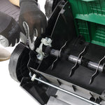 2 - in - 1 Dethatcher Scarifier 15AMP Electric Lawn Tool with 16 - Inch Width & XL 58QT Bag - Bargain Harolds