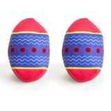 Durable Squeaky Dog Toy Washable TPR Egg Ball for All Dog Sizes - Bargain Harolds