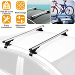 Universal Aluminum Car Roof Rack for Bare Roof 165lbs Load Capacity, Easy Installation - Bargain Harolds