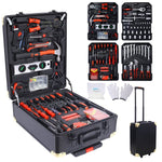 969 Piece Men's Home Repair Tool Set, Tool Box Organizer With 4 Drawers, Universal Household Tool Set With Rolling Tool Box - Bargain Harolds
