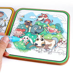 Magical Water Drawing Book Reusable Coloring Puzzle Toy for Kids - Bargain Harolds