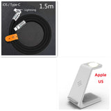 Sleek Wireless Charging 2 in 1 Bracket Fast, Convenient, and Multi-Device Compatible