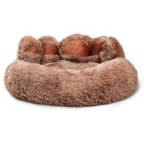 Bear Paw Dog Bed Soft & Cozy Standing Design for Small and Medium Dogs