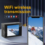 4K Ultra HD action camera with WiFi wireless transmission for capturing stunning adventures