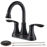 Modern Faucet with Dual Handles Elegant, Durable & Easy Temperature Control