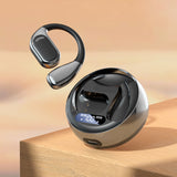 Fall Open-Ear Wireless Earphone Noise Cancelling Bluetooth Earbuds with Charging Case for Sports, Gaming & Business