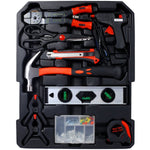 969 Piece Men's Home Repair Tool Set, Tool Box Organizer With 4 Drawers, Universal Household Tool Set With Rolling Tool Box - Bargain Harolds