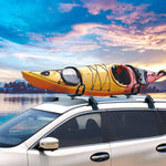 Universal Aluminum Car Roof Rack for Bare Roof 165lbs Load Capacity, Easy Installation - Bargain Harolds