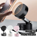 Magnetic Vacuum Car Phone Holder Secure, Hands - Free Mounting for Any Surface - Bargain Harolds