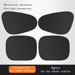 4PCS Magnetic Car Window Sunshade - Instant Sun Protection,Foldable, Static Cling, Does Not Block Mirrors, UV Protection For Summer For All Vehicles - Bargain Harolds