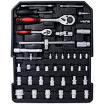 969 Piece Men's Home Repair Tool Set, Tool Box Organizer With 4 Drawers, Universal Household Tool Set With Rolling Tool Box - Bargain Harolds