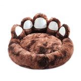 Bear Paw Dog Bed Soft & Cozy Standing Design for Small and Medium Dogs