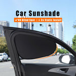 4PCS Magnetic Car Window Sunshade - Instant Sun Protection,Foldable, Static Cling, Does Not Block Mirrors, UV Protection For Summer For All Vehicles - Bargain Harolds