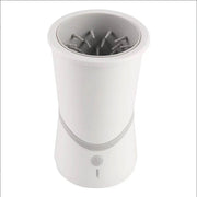 Electric dog paw washer in white, designed for easy cleaning of pet paws after walks