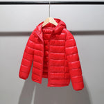 Winter Jacket For Boys Girls Down Cotton Coat Black Long Child Parka Cotton Thin And Light Jacket Kids Outwear Boys Clothes - Bargain Harolds