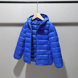 Winter Jacket For Boys Girls Down Cotton Coat Black Long Child Parka Cotton Thin And Light Jacket Kids Outwear Boys Clothes - Bargain Harolds