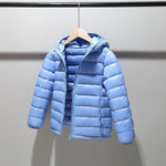 Winter Jacket For Boys Girls Down Cotton Coat Black Long Child Parka Cotton Thin And Light Jacket Kids Outwear Boys Clothes - Bargain Harolds
