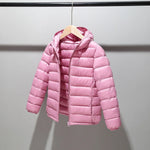 Winter Jacket For Boys Girls Down Cotton Coat Black Long Child Parka Cotton Thin And Light Jacket Kids Outwear Boys Clothes - Bargain Harolds