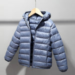 Winter Jacket For Boys Girls Down Cotton Coat Black Long Child Parka Cotton Thin And Light Jacket Kids Outwear Boys Clothes - Bargain Harolds