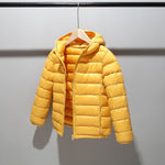 Winter Jacket For Boys Girls Down Cotton Coat Black Long Child Parka Cotton Thin And Light Jacket Kids Outwear Boys Clothes - Bargain Harolds