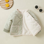 Kids Quilted Puffer Jacket with Hood and Zipper Closure Warm Winter Coat for Boys and Girls Outdoor Outerwear with Pockets - Bargain Harolds