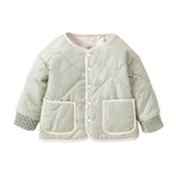 Kids Quilted Puffer Jacket with Hood and Zipper Closure Warm Winter Coat for Boys and Girls Outdoor Outerwear with Pockets - Bargain Harolds