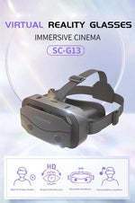 Simcon SC-G13 Virtual Reality Glasses with HD Protection and Adjustable Headstrap for Immersive Cinema Experience