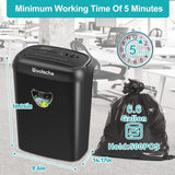 Sheet Heavy Duty Shredder Cross Cut, P-4 Security Level for Office & Home