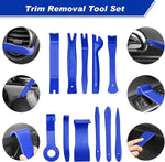 Blue auto panel disassembly tools set for easy car trim removal and installation