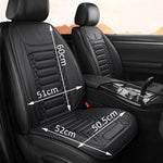 Auto seat warmer protector with quilted design for added comfort and protection in car seats