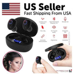 TWS Bluetooth Earbuds Waterproof Bluetooth 5.1 Headset Noise Cancelling Wireless - Bargain Harolds
