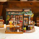 Tipsy Restaurant Miniature DIY Model Charming Bistro Bar Building Kit - Bargain Harolds
