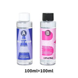 Two 100ml bottles of crystal clear epoxy resin for casting, ideal for bubble free resin for casting projects