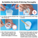 Step-by-step guide on using bubble free resin for casting with tips for mixing and pouring
