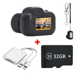 Mini Keychain Camera with 1080P HD Video Compact Thumb-Sized Recorder 32GB Card & Accessories