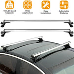 Universal Aluminum Car Roof Rack for Bare Roof 165lbs Load Capacity, Easy Installation - Bargain Harolds