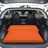 Rollable Travel Mattress with Built-In Pillows Compact Sleeping Pad for Cars, Camping & Road Trips