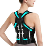 Adjustable Black Posture Corrector Back Support by Bargain Harolds with Breathable Design for Comfort