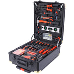 969 Piece Men's Home Repair Tool Set, Tool Box Organizer With 4 Drawers, Universal Household Tool Set With Rolling Tool Box - Bargain Harolds