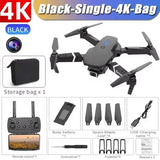 8K HD drone with WiFi control, compact design with carrying bag and remote for easy operation