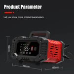 Smart pulse repair battery charger with digital display for efficient car battery maintenance