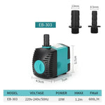 Efficient fish tank pump 220V with adjustable outlet for optimal water flow and circulation