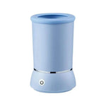 Electric dog paw washer in light blue color for easy and efficient paw cleaning