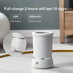 Electric dog paw washer with USB charging and 2000mAh battery for convenient pet cleaning