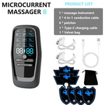 EMS slimming machine with microcurrent massager and attachments for effective body shaping and relaxation