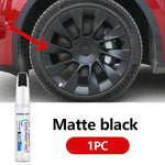 Model 3 touch up paint pen in matte black for quick car scratch repairs and finish restoration
